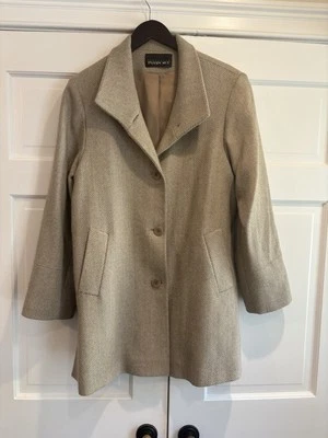 Chaquetón Fleurette Passport gris tostado espiga bebé lana alpaca mezcla seda 12 Foto 1 de 4