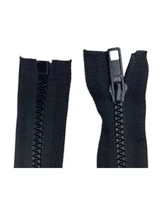 Cerniera Chiusura Zip Divisibile Carrarmato Pressofusa Denti Plastica 1 Cursore - Bild 1 von 66