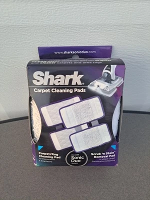 Almohadillas de limpieza de alfombras Shark Sonic Duo System Scrub 'n Stain Removal Pad Nuevo Foto 1 de 4