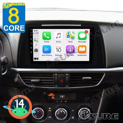 4+64GB Android 14 CarPlay Autoradio GPS Navi WIFI FM Für MAZDA 6 GJ GL 2013-2015 - Bild 1 von 4