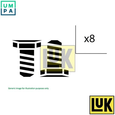 SCREW SET FLYWHEEL 411 0112 10 FOR TOYOTA COROLLA/iM/QUEST/ALTIS/Verso VERSO - Image 1 of 4