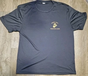 USMC Recruiters School Shirt “Sustaining the Legacy” Sport-Tek XL Marines - Picture 1 of 4
