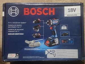 BRAND NEW BOSCH GSR18V-800FCB24 5 IN 1 DRILL DRIVER SYSTEM - Picture 1 of 1