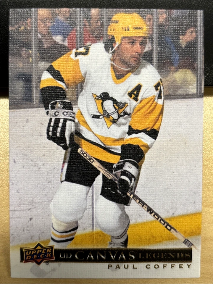 2020-21 20/21 SP Signature Edition Legends UD Canvas C-14 Paul Coffey Penguins - Image 1 of 2