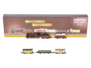 Marklin 8130 Mini-Club Z Gauge Steam Freight Train Set EX/Box - Picture 1 of 9