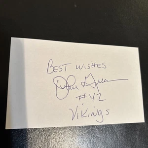 John Gilliam (S.Car.St.) WR, ‘67 Saints, 4XPB, “50 Greatest Vikings” (2008) - Picture 1 of 2