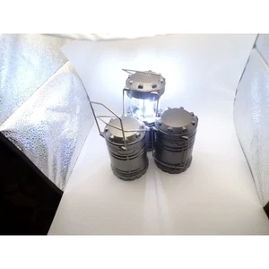 Vintage Style Triple Barrel LED Lantern Camping Emergency Outdoor Work/Need Batt - Picture 1 of 4