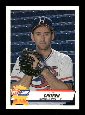 1993 Fleer Procards Huntsville Stars 2077 Steve Chitren BXCP34 - Image 1 of 2