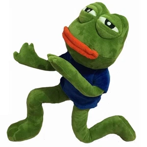 Pepe The Frog Sad Frog Plüsch Plüschtier Spielzeug Stofftier Puppe Kuscheltier** - Bild 1 von 10