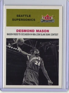 Fleer Platinum Desmond Mason #217 2001/02 - Imagen 1 de 2