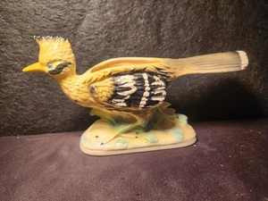 VINTAGE markenloser Keramik Vogel Übertopf - unbeschriftet unsicher über Arten Stachelhaar - Bild 1 von 17