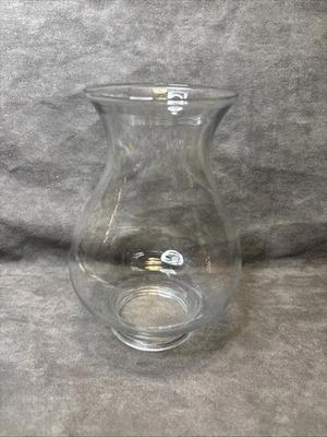 VTG Glass Hurricane Shade Replacement Globe Chimney 6" tall 2 3/8”-2 1/2” Fitter - Image 1 of 4