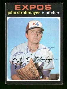 1971 Topps    232 John Strohmayer signed auto autograph  VGEX or better MZ BXCP5 - Picture 1 of 2