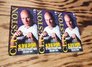 Chris Clugston 3 VHS Set - Savage Streetfighting 2000 MMA Videos getestet & funktionsfähig - Bild 1 von 6