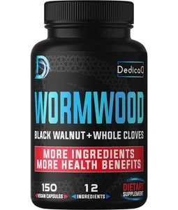 Premium Wormwood Extract Capsules - 5 Month Supply for Digestive, Immune & Op... - Picture 1 of 8