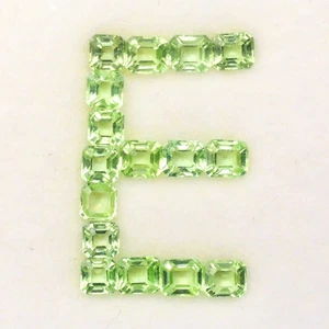 💎 16 piezas Peridoto Verde Natural Octágono 3.07ct - Lote Premium Birmania para Joyería - Imagen 1 de 4