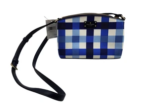 Neu mit Etikett - Kate Spade - Grove Street bedruckt - Millie - Xbody - Pacific Gingham - 199 $ - Bild 1 von 9