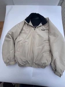 Rockport beige Fleece gefütterte Jacke Herren 2XL Full Zip Windbreaker - Bild 1 von 13