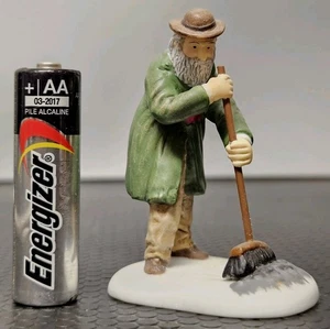 Dept 56 Heritage Village Keeping the Streets Clean 58532 Old Man Replacement - Picture 1 of 11