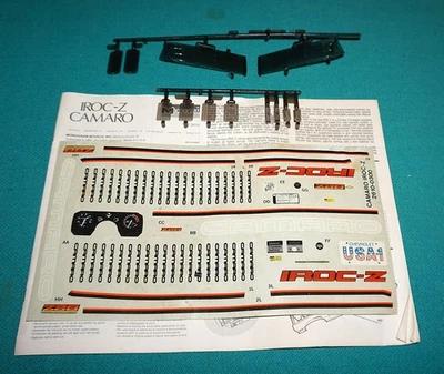 IROC-Z  Camaro 1/8 Monogram Smoked Clear Lenses, Decals Instructions. - Image 1 of 2
