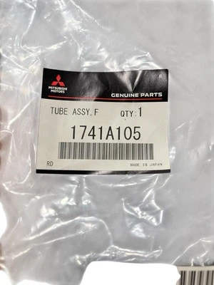Manguera Mitsubishi 1741A105, combustible alta presión 1741A105, nueva pieza original OEM Foto 1 de 2