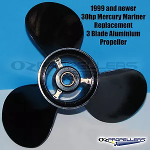 Ozpropeller 9 7/8 x 12 for Mercury Mariner Prop Propeller 25 30hp 3 Blade - Bild 1 von 1