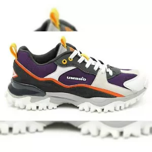 ZAPATILLAS DEPORTIVAS ATLÉTICAS UMBRO AUTÉNTICAS BACHES PARA MUJER TALLA 7,5 MORADO MULTICOLOR - Imagen 1 de 12