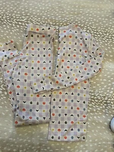 Gap Kids Organic Purple Check Halloween Pajama Organic Pumpkin - Picture 1 of 6