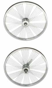 VINTAGE LOWRIDER 20" FRONT OR COASTER FAN WHEEL DAYTON 72 SPOKE 14G 3/8 AXLE CP. - Picture 1 of 3