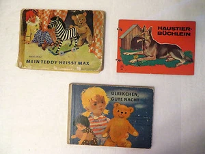 Vtg Set of 3 German Children's Books Ulrikchen Mein Teddy Heisst Max Haustier - Imagen 1 de 6