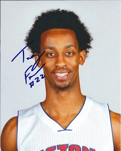 Signed 8x10 TREY FREEMAN Detroit Pistons  Autographed Photo w/COA - Picture 1 of 1