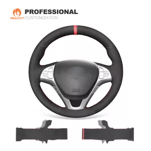 Synthetic Suede Car Steering Wheel Cover for Hyundai Genesis Coupe 2010-2013 - Bild 1 von 9