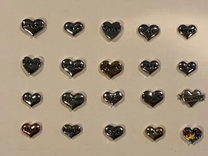 Auténticos dijes de corazón de búho de origami - NUEVOS y retirados   - Imagen 1 de 5