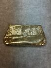 Whiting & Davis Art Deco Gold Mesh Purse Bag Made In USA Small Studded Clasp 7x3