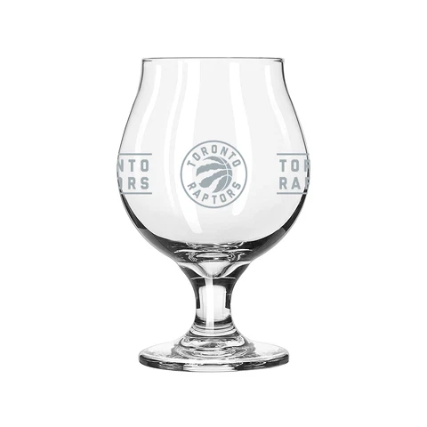 Toronto Raptors 16oz. Belgium Glass Cover