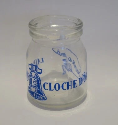 Ancien pot yaourt LAITERIE CLOCHE D'OR bell old french yogourt 4 - Photo 1/3