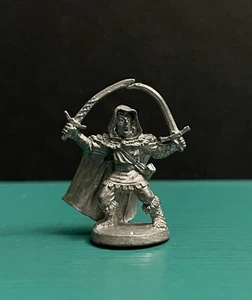 Estatuilla Espadas Gemelas Ranger Realms Forgotten Realms TSR Partha Fuera de Uso LOTR OBTUVE ANUNCIO - Imagen 1 de 14