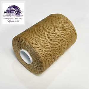 Heavy Duty Waxed Thread 433 Yard Spool for Leather Craft Hand Sewing - Picture 1 of 10