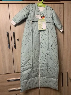 Winter Schlafsack 110-130 cm NEU Odenwälder Prima Klima Thinsulate mit Arm grün - Bild 1 von 2