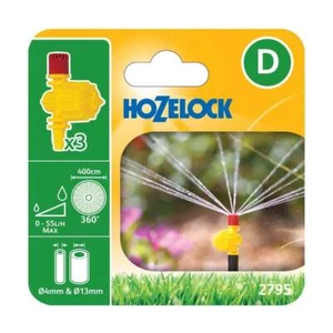 Hozelock 2795 360 Degree Vari Jet Adjustable Pack Of 3 - Picture 1 of 3