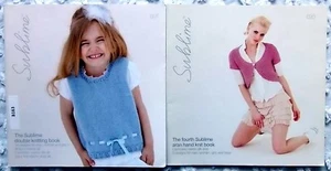 Sublime Knitting Women Men Kids #620 #607 Pattern Book YOU CHOOSE - Imagen 1 de 19