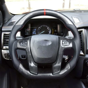 Volante para Ford RANGER Raptor Cuero de fibra de carbono negro - Imagen 1 de 5