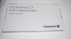 -=NEW=-CHERRY G84-4100 PS2/USB 83-KEY GRAY TKL MECHANICAL INDUSTRIAL KEYBOARD - Picture 1 of 6