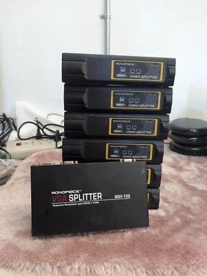 One - MonoPrice MSV-102 Video 2-Way VGA/SVGA Splitter/Amplifier/Multiplier - Image 1 of 3