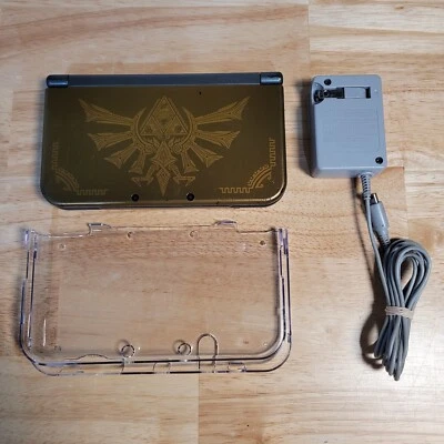 New Nintendo 3DS XL Hyrule Limited Edition Plus Case & Charger - Tested - Image 1 of 4
