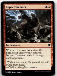 MTG Impact Tremors Dragons of Tarkir 140/264 Regular Common - Picture 1 of 1