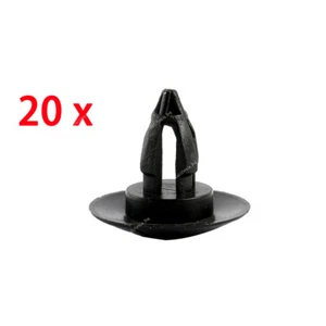 20Pcs Side Trim Sill  Molding Plastic Skirt Clip Fastener For X5 X6 E70 Black - Picture 1 of 6