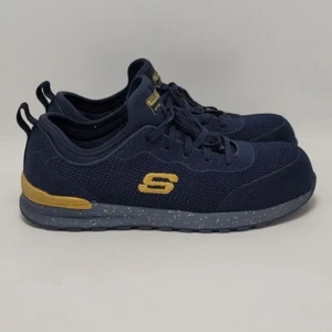 Zapatillas deportivas de trabajo Skechers Bulklin-Balran Comp Toe para mujer talla 9 azules - Imagen 1 de 13