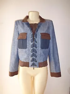OSCAR DE LA RENTA MEHRFARBIGE LANGARMJACKE Gr. 10 R 11' MADE IN ITALY - Bild 1 von 9