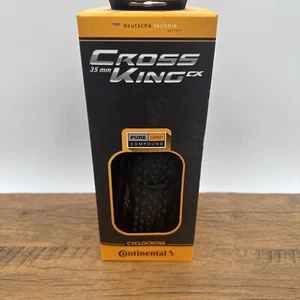 Continental Cross King CX 700c X 35mm Folding Black Chili Cyclocross Tire - Picture 1 of 4